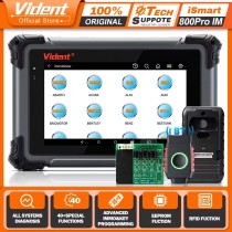 VIDNET iSmart800Pro IM Car Key Programmer Automobile Scanner Diagnostic Tool Bidirectional Test 38+ Reset Advanced IMMO