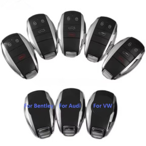 Ecusells Smart Remote Control Keyless Start Car Key Shell Case Cover 2AHMV-YK1 for Bentley Bentayga 2017 2018 2019 2020 2021