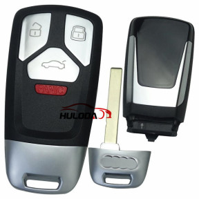 For Audi allroad  3+1 button  B9 Q5 Q7 TT TTS keyless remote key blank with logo