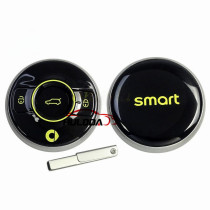 NEW style For Benz SMART 3 button remote key case shell  black color