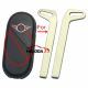 For Bmw Mini Cooper One Countryman 2023 2024 Remote Car Key blade