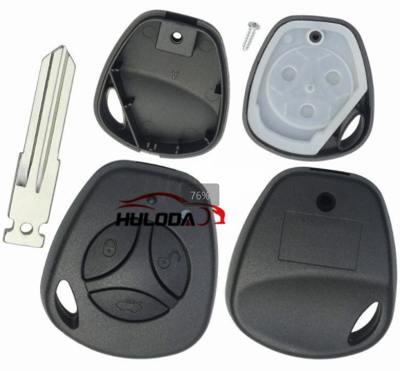 For Lada  remote key blank car key case