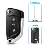 Modified Flip Remote Car Key Shell For Peugeot 206 207 208 2008 307 308 3008 407 508 5008 Citroen C 2 C3 C4 Picasso C5 C6 