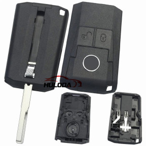 NEW style For Benz 2 button smart remote key case shell with HU64 blade With logo