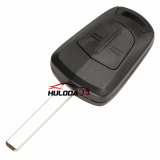 For opel 2 button remote key shell with logo