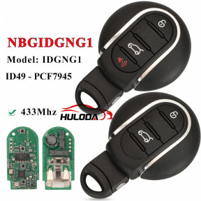 3/4 Button Smart Remote Car Key Fob 434MHz ID49-PCF7945 Chip for BMW Mini Cooper Countryman Clubman F-Series F55 F56 2015-2018