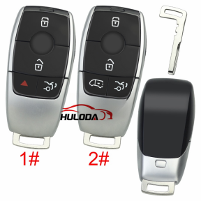 4 Button Smart Remote Key Shell ,for Mercedes-Benz Uncut Key Blade