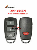 Xhorse XKHY04EN Universal VVDI Wire Remote Key 4 Buttons Car Remote Key for VVDI Mini Key Tool VVDI2