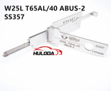 W25L T65AL/40 ABUS-2 SS357 Lishistyle 2-IN-1 Locksmith Tools For household