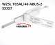 W25L T65AL/40 ABUS-2 SS357 Lishistyle 2-IN-1 Locksmith Tools For household