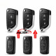 Modified Flip Remote Car Key Shell For Peugeot 206 207 208 2008 307 308 3008 407 508 5008 Citroen C 2 C3 C4 Picasso C5 C6