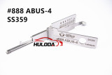 #888 ABUS-4 SS359 Lishistyle 2-IN-1 Locksmith Tools For household