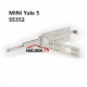 MINI Yale 5 SS352 Lishistyle 2-IN-1 Locksmith Tools For household 