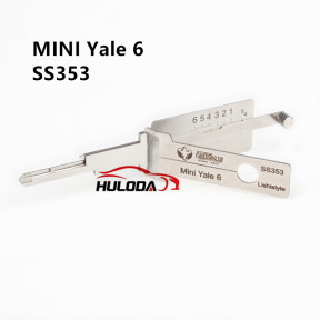 MINI Yale 6 SS353 Lishistyle 2-IN-1 Locksmith Tools For household 