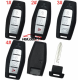 For Mitsubishi New High Quality key Shell 2button  2+1 button 3+1button  3 button
