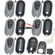 For Mercedes Benz 2021 C /S Class W223 W206 S350L S400L S450L S500L car key shell case with Emergency Small Key