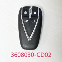 Original 433MHZ Remote Control Key for CHANGAN CS75 CS35 PLUS Intelligent Key 3608030-CD02 CD03