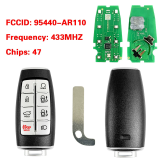 For modern G70 7+1 key smart card 433MHz 47Chip FCCID 95440-AR110