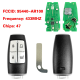 For 2022 Hyundai G70 4 Key Smart Card 433MHz 47Chip FCCID 95440-AR100