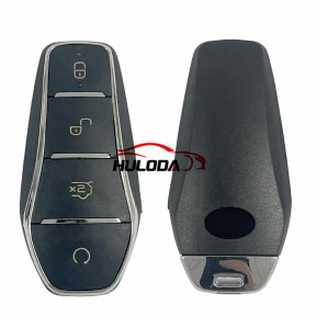 For BYD QIN PLUS 4 button Smart  remote key  shell with logo