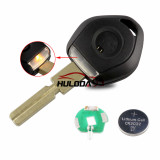 Remote Car Key For BMW 3 5 6 Series X3 X5 Z4 Z8 E36 E34 E38 E39 Transponder Smart Control Fob Replacement Cover With LED Light