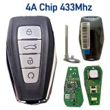 For Geely Okavango Azkarra Atlas Coolray Monjaro KX11 Emgrand X7 X3 S1 Smart Remote Key Original Car Keyless 433Mhz 4A/47 Chip