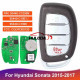 For Hyundai Sonata 2015 2016 2017 4 Buttons Key Remote 8A Chip 433MHz Smart Fob  95440-C1000 95440-C1001 95440-C1000N