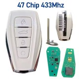 For Geely Okavango Azkarra Atlas Coolray Monjaro KX11 Emgrand X7 X3 S1 Smart Remote Key Original Car Keyless 433Mhz 4A/47 Chip