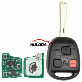 For Lexus IS300 GS300 GS430 GX470 LX470 ES300 SC300 SC400 GS400 LS400 3 Buttons Remote Key HYQ1512V 315Mhz 4C/4D68 Chip