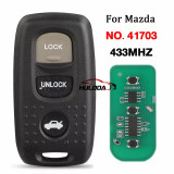 For Mazda MX5 MK2.5 2000-2005 3 Buttons Model NO. 41703 433MHZ 4D63 Chip Remote Control Car Key