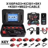 XTOOL X100 PAD3 Full Sets IMMO Key Programmer Diagnostic Tools KC501 KC100 SK1 KS01 M822 Key Fob Programming Tools All Key Lost