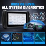 XTOOL InPlus IK618 IMMO Key Programming Tool Car Diagnostic Tools Key Programmer All Key Lost & Add Key With KC100 PK X100 PAD3