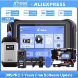 2025 XTOOL D9S Pro Car Diagnostic Tools ECU Coding Programming Bi-Directional Key Programmer Topology Map CAN FD DoIP 50+ Resets