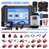 2025 XTOOL D9S Pro Car Diagnostic Tools ECU Coding Programming Bi-Directional Key Programmer Topology Map CAN FD DoIP 50+ Resets