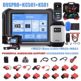 2025 XTOOL D9S Pro Car Diagnostic Tools ECU Coding Programming Bi-Directional Key Programmer Topology Map CAN FD DoIP 50+ Resets