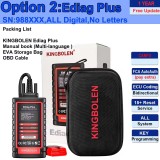 THINKCAR Thinkdiag 2 Full System Diagnostic Tool Support CAN FD ECU Coding Bi-Directional OBD2 Scanner 16 Service 1 Year Free