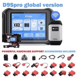 2025 XTOOL D9S Pro Car Diagnostic Tools ECU Coding Programming Bi-Directional Key Programmer Topology Map CAN FD DoIP 50+ Resets