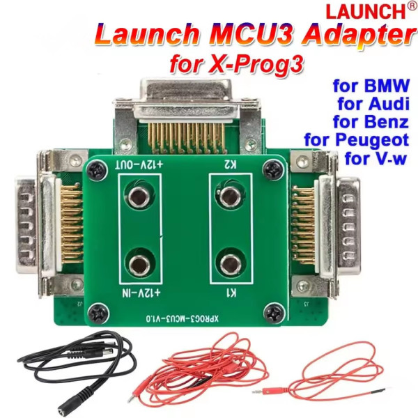 Launch GIII X431 MCU3 Adapter for X-PROG3 Key Programming for Mercedes/Benz All Keys Lost Kit Anti-theft Adapter ECU TCU Reading