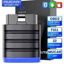 MUCAR BT200 LITE Car Full system diagnostic scanner tools OBD2 code reader Auto VIN Scan Tool Clean codes lifetime free update MUCAR BT200 LITE Car Full system diagnostic scanner tools OBD2 code reader Auto VIN Scan Tool Clean codes lifetime free update