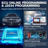 【Clearance sales】2025 Launch X431 PAD V Smartbox Programming Tool, ECU Online Coding Topology Map, Bi-Directional Scanner