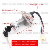 USER-X motorcycle modified universal start ignition switch electric door lock key switch For YAMAHA BWS ZUMA Flame GTR JOG RSZ