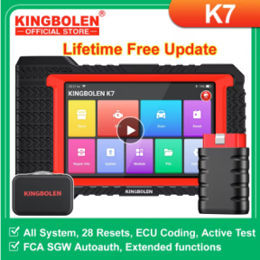 Lifetime Free Update KINGBOLEN K7 ALL System car Diagnostic Tools ECU Coding Active Test 28 Resets PK LAUNCH X431 CRP919E BT