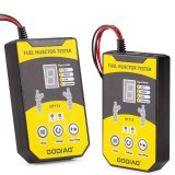GODIAG GT113 Universal Fuel Injector Tester & Injector Cleaner Kit with 6 Sizes of Adapters 8 Pulse Modes for Cars, Motorcyle
