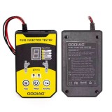 GODIAG GT113 Universal Fuel Injector Tester & Injector Cleaner Kit with 6 Sizes of Adapters 8 Pulse Modes for Cars, Motorcyle