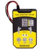 GODIAG GT113 Universal Fuel Injector Tester & Injector Cleaner Kit with 6 Sizes of Adapters 8 Pulse Modes for Cars, Motorcyle