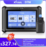 XTOOL D7W Bluetooth Diagnostic Tool All System Automotive Scanner Bi-Directional Control ECU Online Code Built in CAN FD DOIP