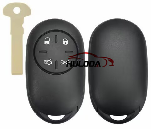 GTL For Fiat 500 4 button Quality remote key blank with blade