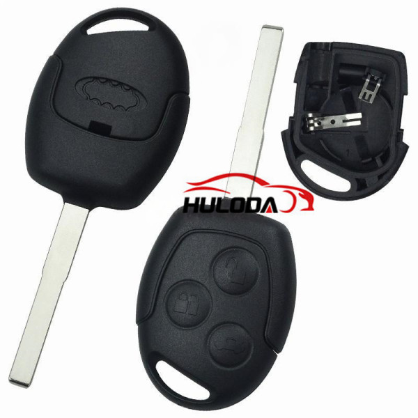 For FORD Focus 3 button remote key shell (with battery clamp)