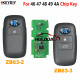 KEYDIY  ZB63 2/3 button Universal Remote Smart key For Toyota style, for KD-X2 KD-MAX 