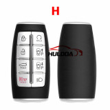 For Korean Hyundai Genesis G80 GV80 Key Smart Card Shell
